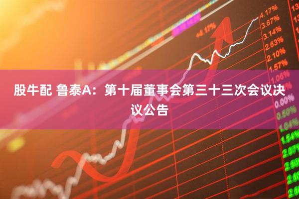 股牛配 鲁泰A：第十届董事会第三十三次会议决议公告