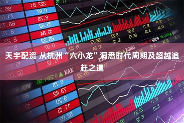 天宇配资 从杭州“六小龙”洞悉时代周期及超越追赶之道